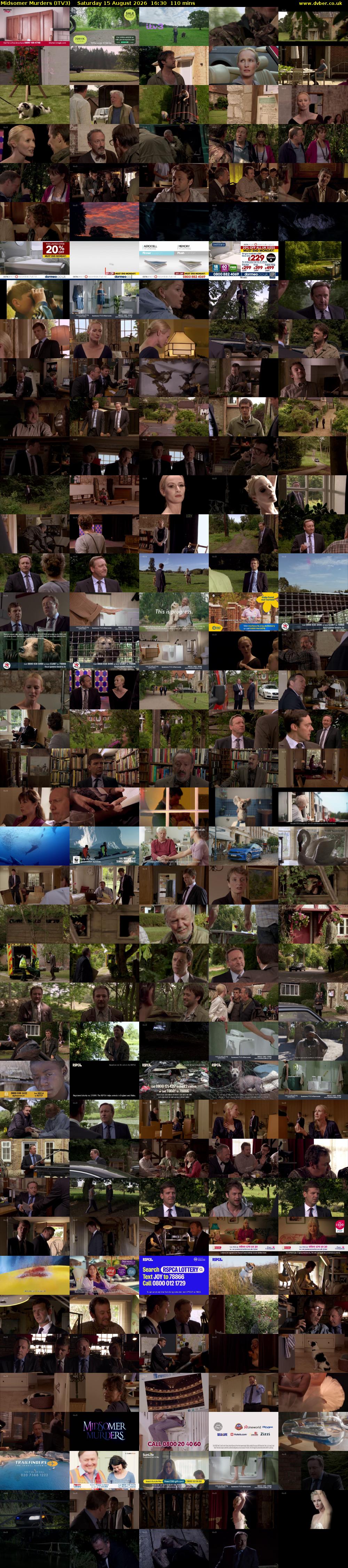 Midsomer Murders (ITV3) Saturday 15 August 2026 16:30 - 18:20