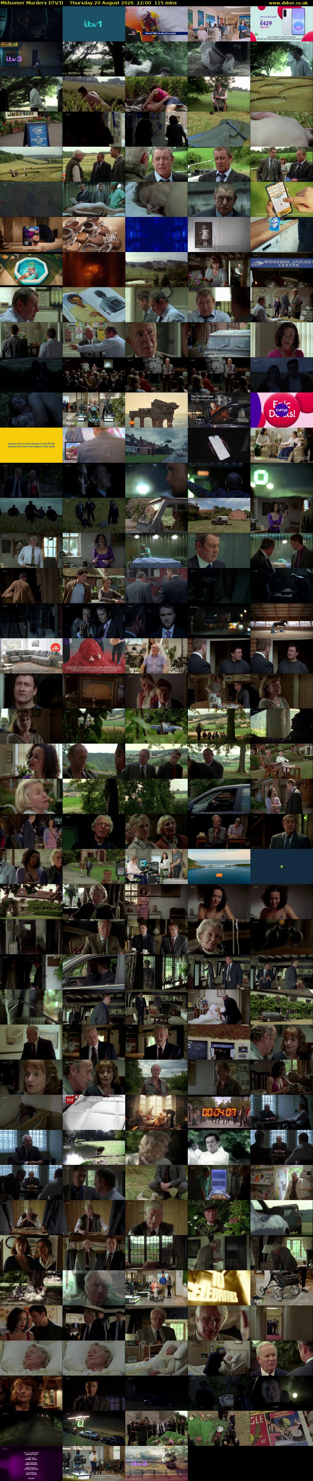 Midsomer Murders (ITV3) Thursday 20 August 2026 22:00 - 23:55