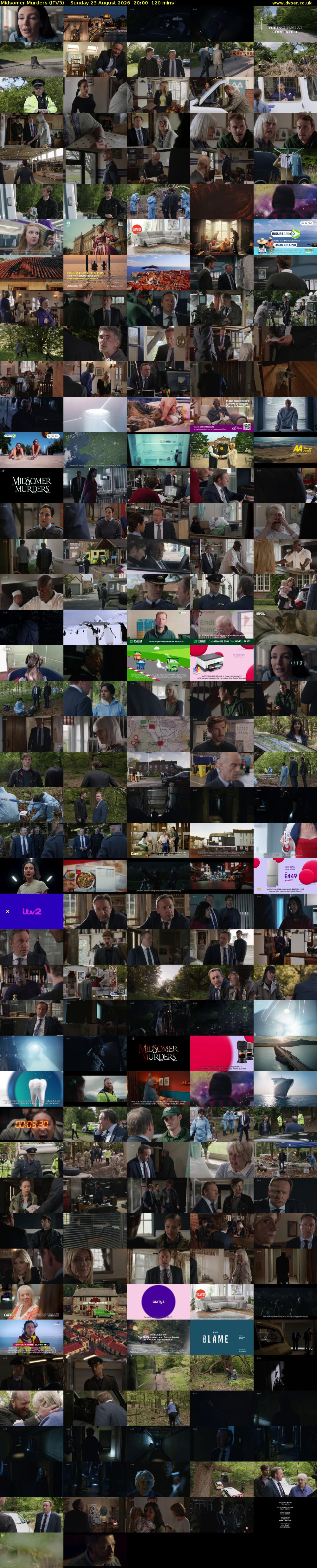 Midsomer Murders (ITV3) Sunday 23 August 2026 20:00 - 22:00