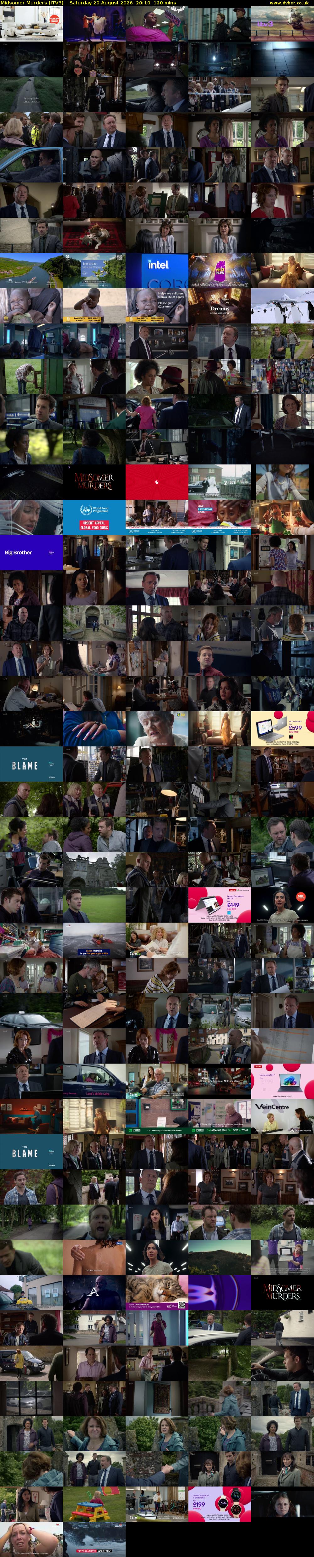 Midsomer Murders (ITV3) Saturday 29 August 2026 20:10 - 22:10
