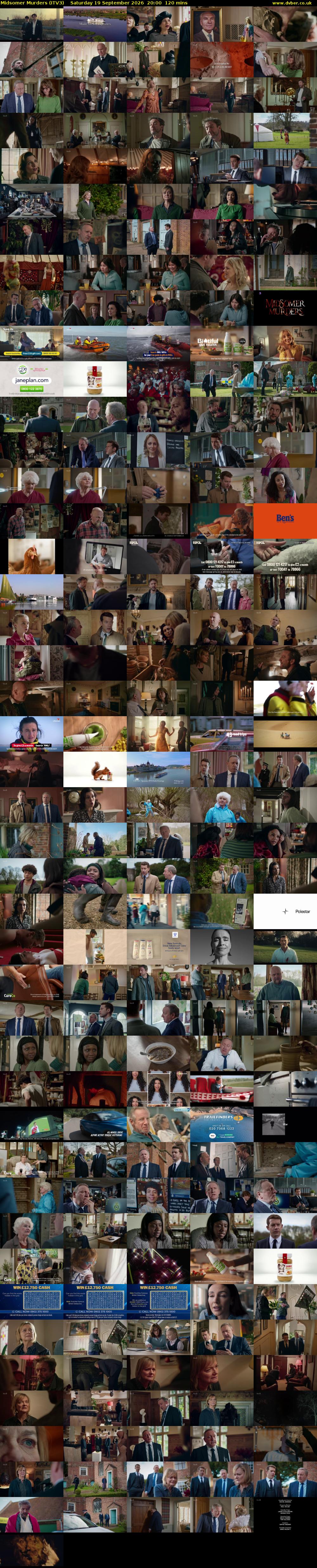 Midsomer Murders (ITV3) Saturday 19 September 2026 20:00 - 22:00