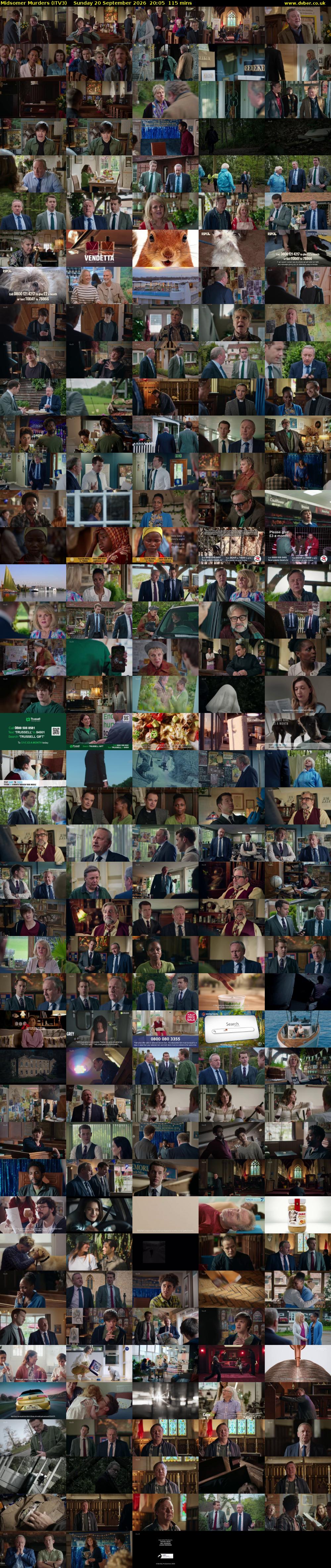 Midsomer Murders (ITV3) Sunday 20 September 2026 20:05 - 22:00