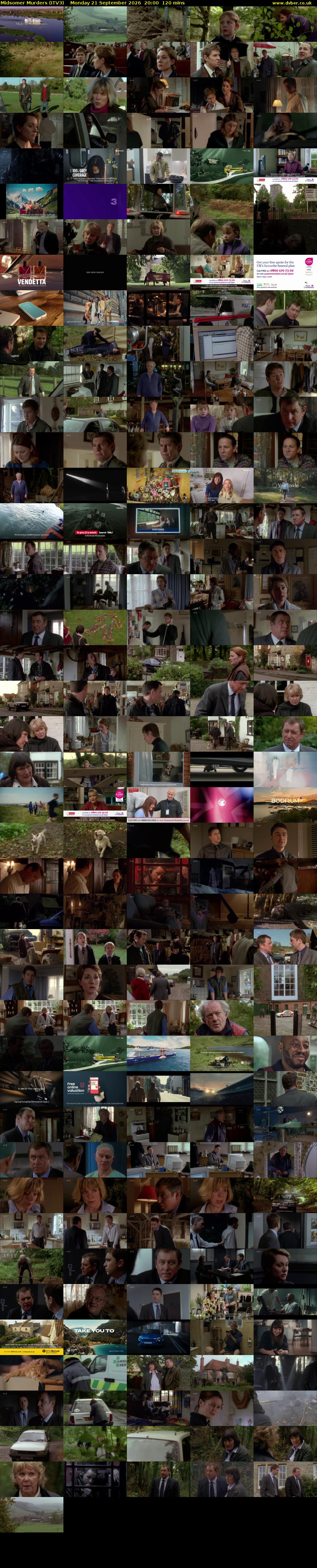 Midsomer Murders (ITV3) Monday 21 September 2026 20:00 - 22:00