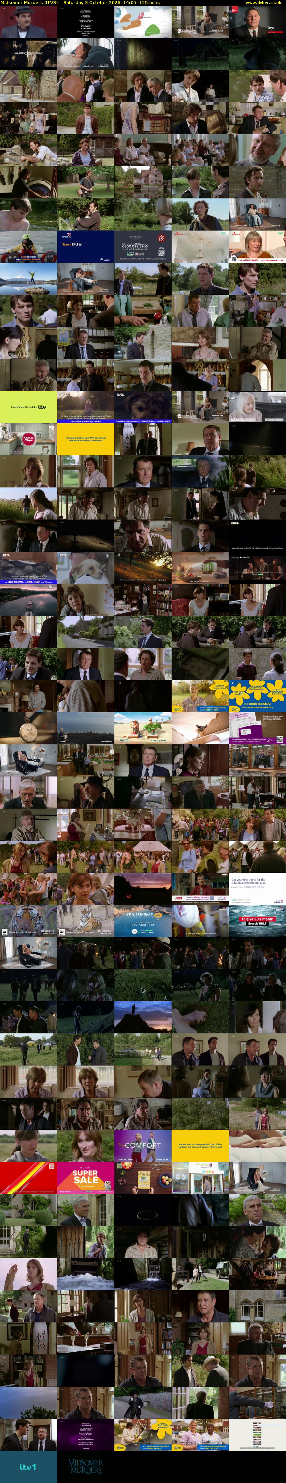 Midsomer Murders (ITV3) Saturday 3 October 2026 14:05 - 16:10