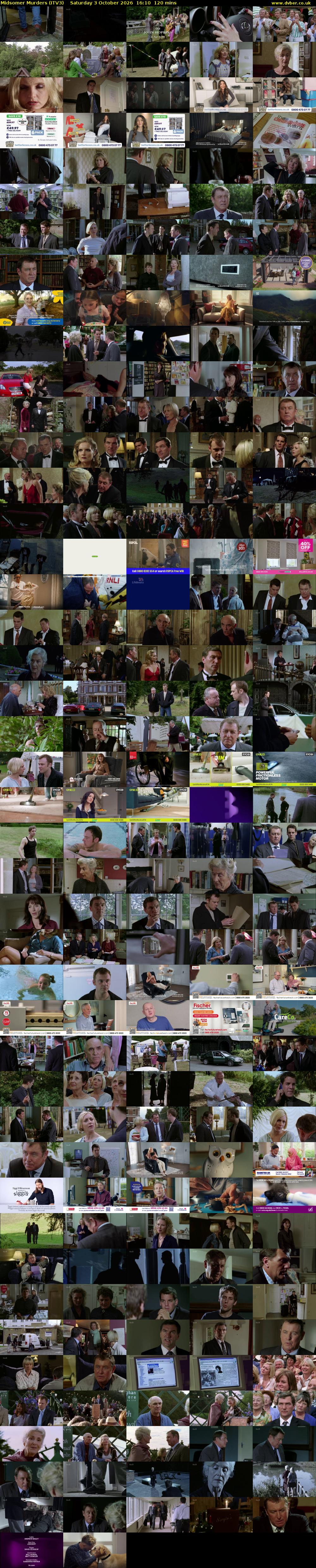 Midsomer Murders (ITV3) Saturday 3 October 2026 16:10 - 18:10
