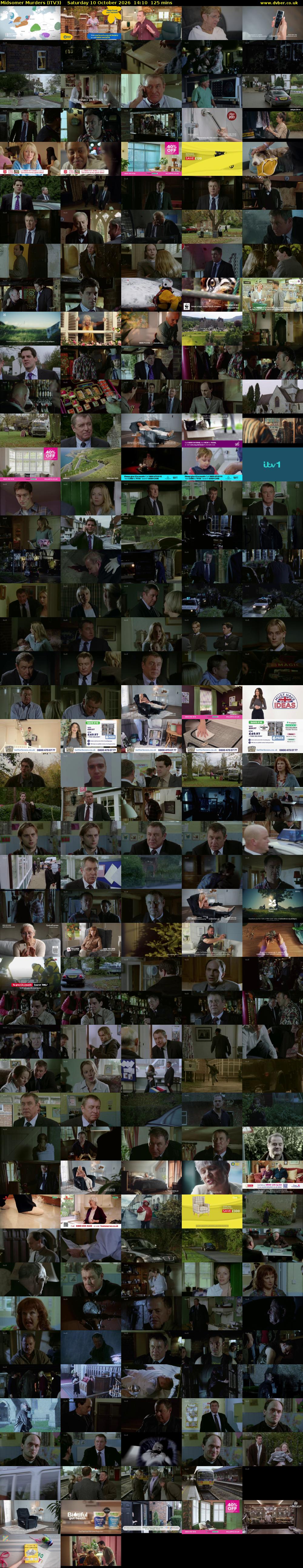 Midsomer Murders (ITV3) Saturday 10 October 2026 14:10 - 16:15