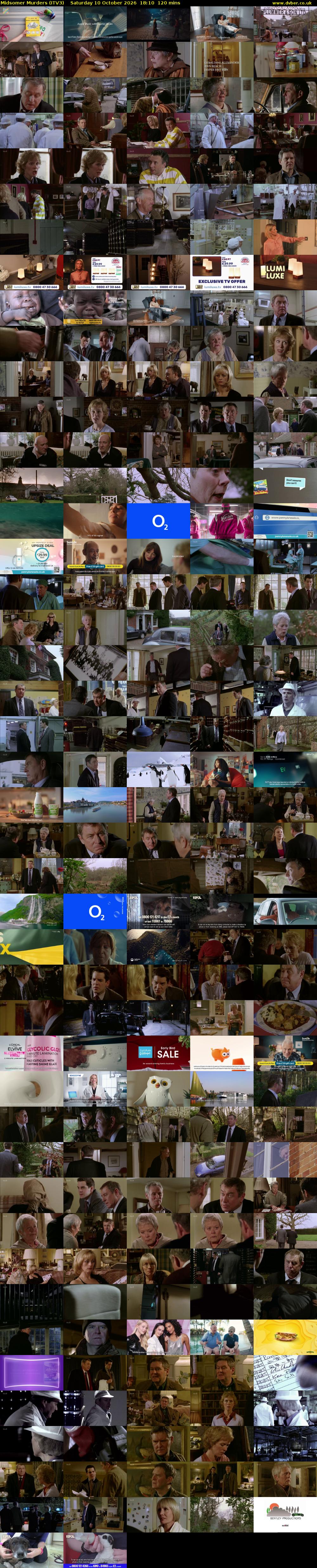 Midsomer Murders (ITV3) Saturday 10 October 2026 18:10 - 20:10