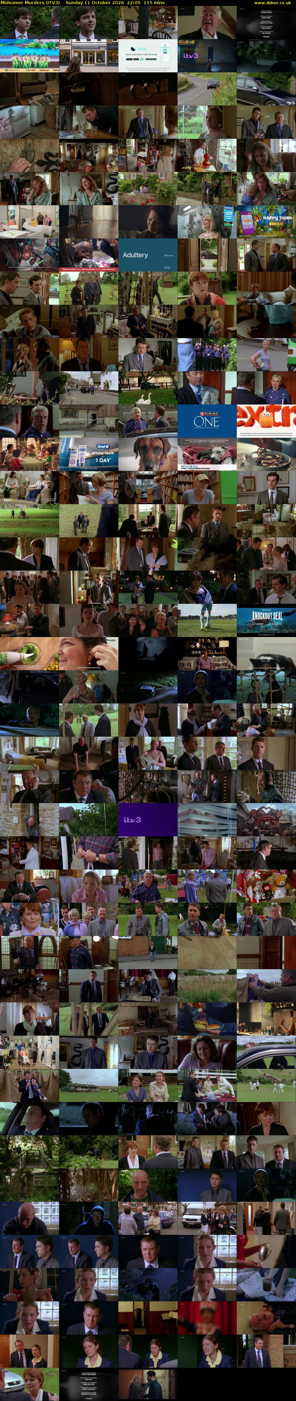 Midsomer Murders (ITV3) Sunday 11 October 2026 22:05 - 00:00