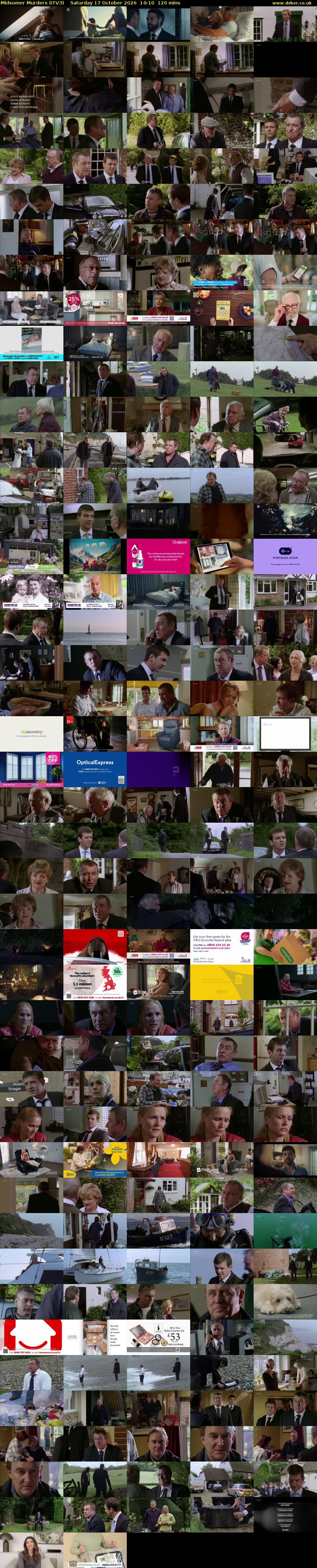 Midsomer Murders (ITV3) Saturday 17 October 2026 14:10 - 16:10