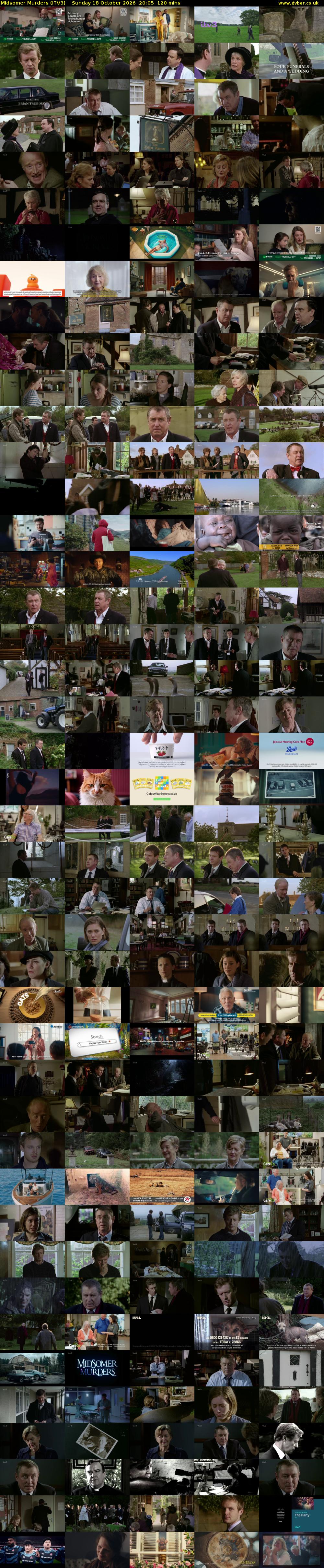 Midsomer Murders (ITV3) Sunday 18 October 2026 20:05 - 22:05