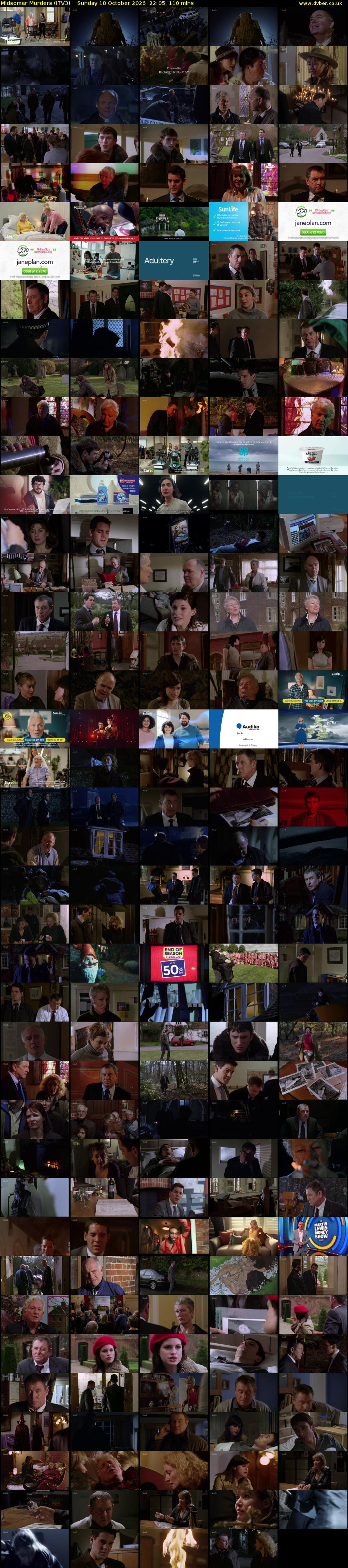 Midsomer Murders (ITV3) Sunday 18 October 2026 22:05 - 23:55