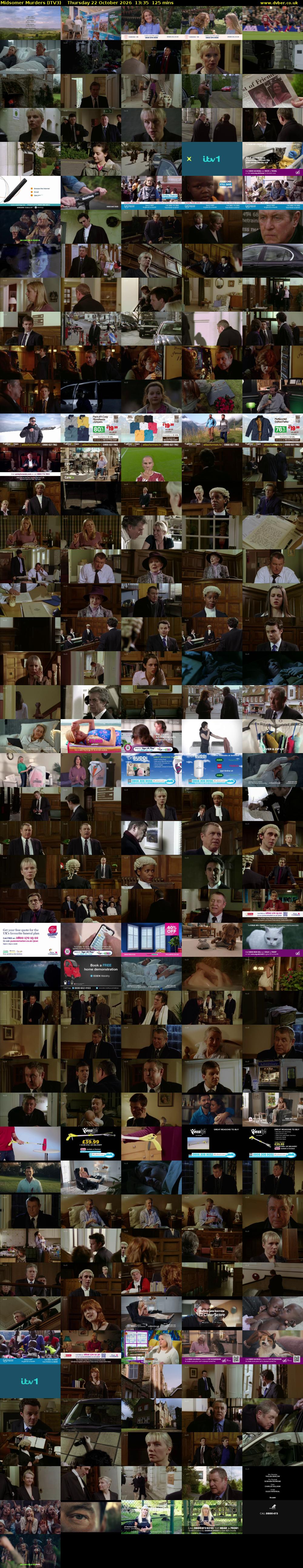 Midsomer Murders (ITV3) Thursday 22 October 2026 13:35 - 15:40