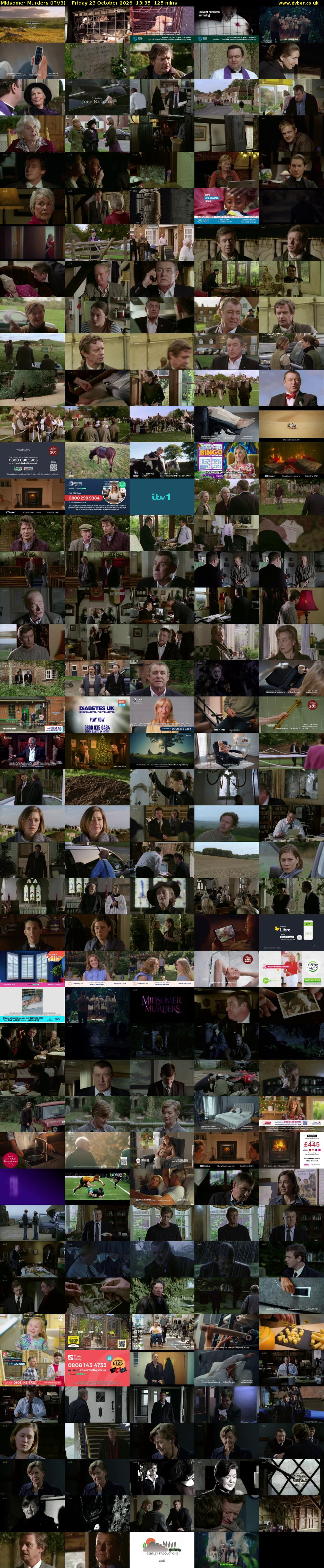 Midsomer Murders (ITV3) Friday 23 October 2026 13:35 - 15:40