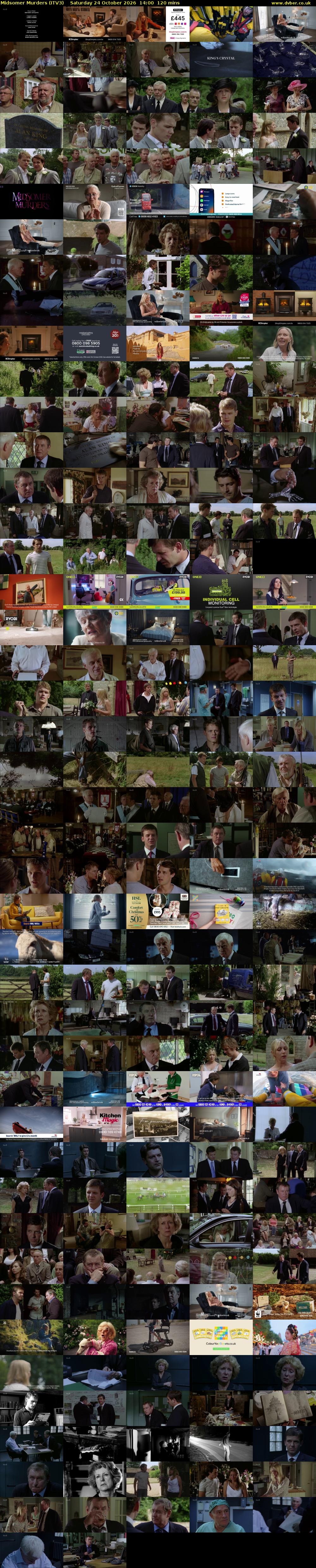 Midsomer Murders (ITV3) Saturday 24 October 2026 14:00 - 16:00