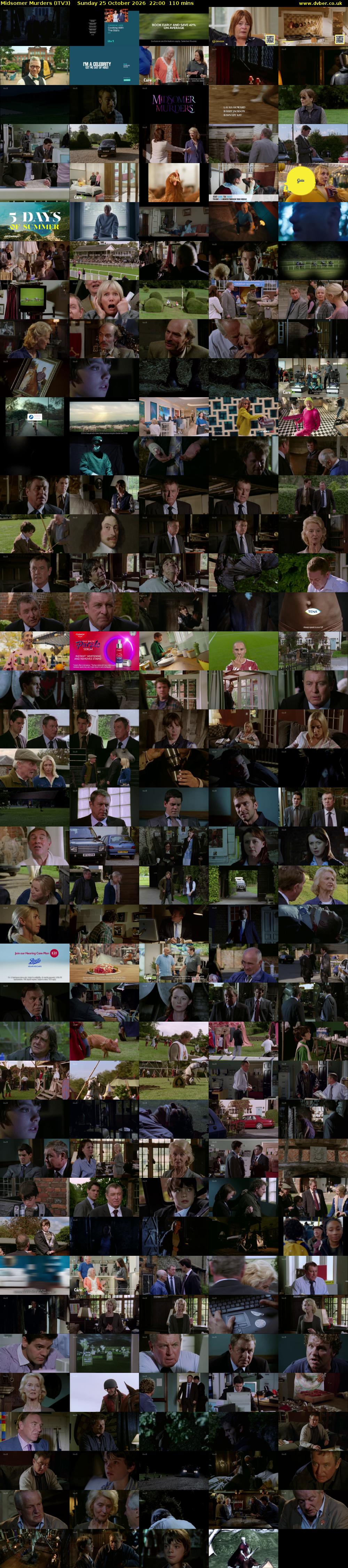 Midsomer Murders (ITV3) Sunday 25 October 2026 22:00 - 23:50