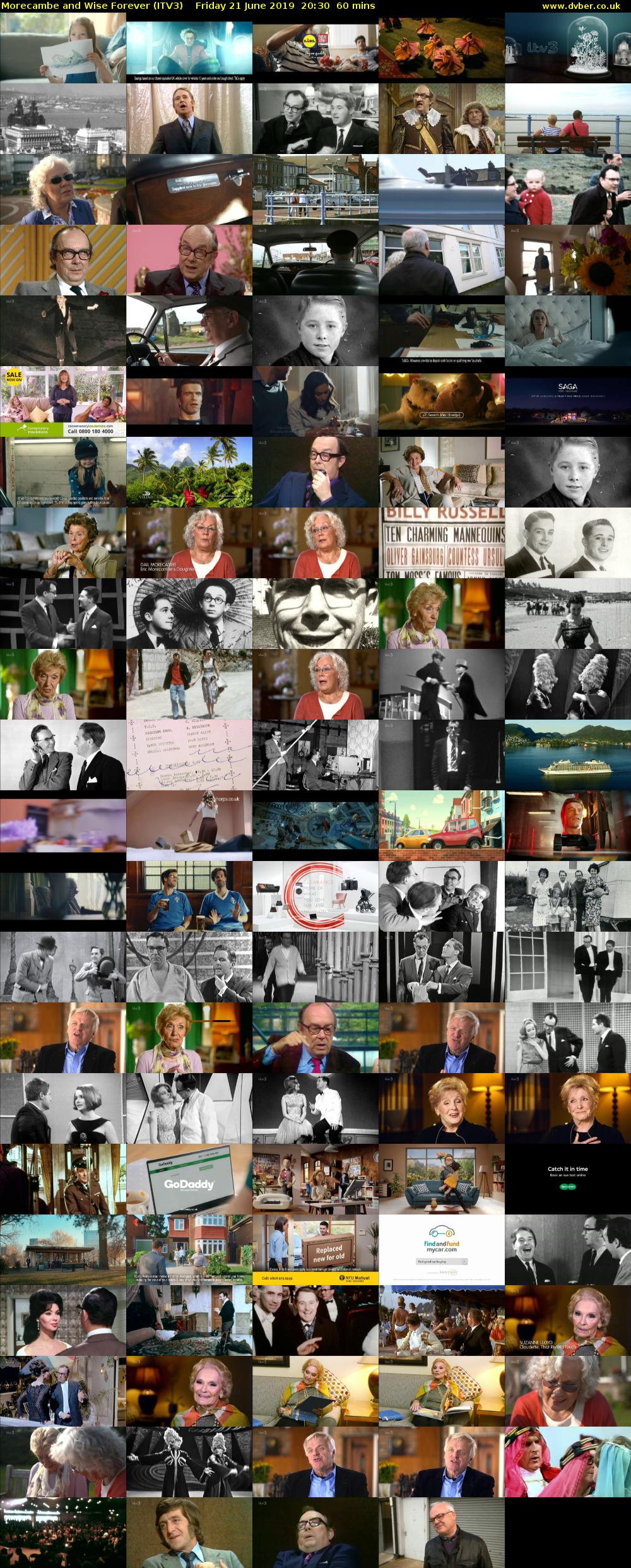 Morecambe and Wise Forever (ITV3) Friday 21 June 2019 20:30 - 21:30