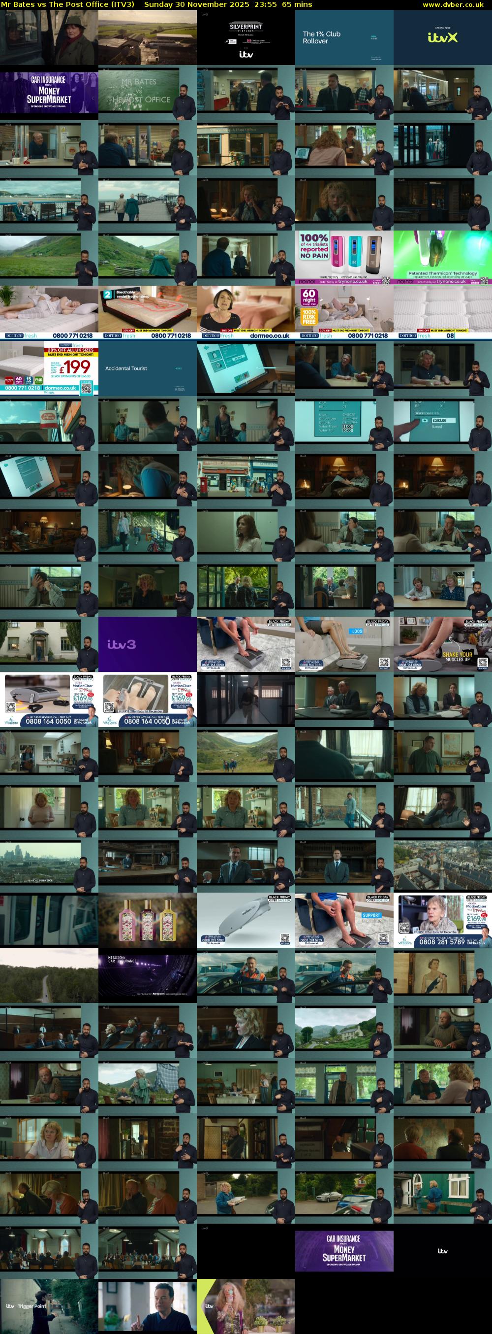 Mr Bates vs The Post Office (ITV3) Sunday 30 November 2025 23:55 - 01:00