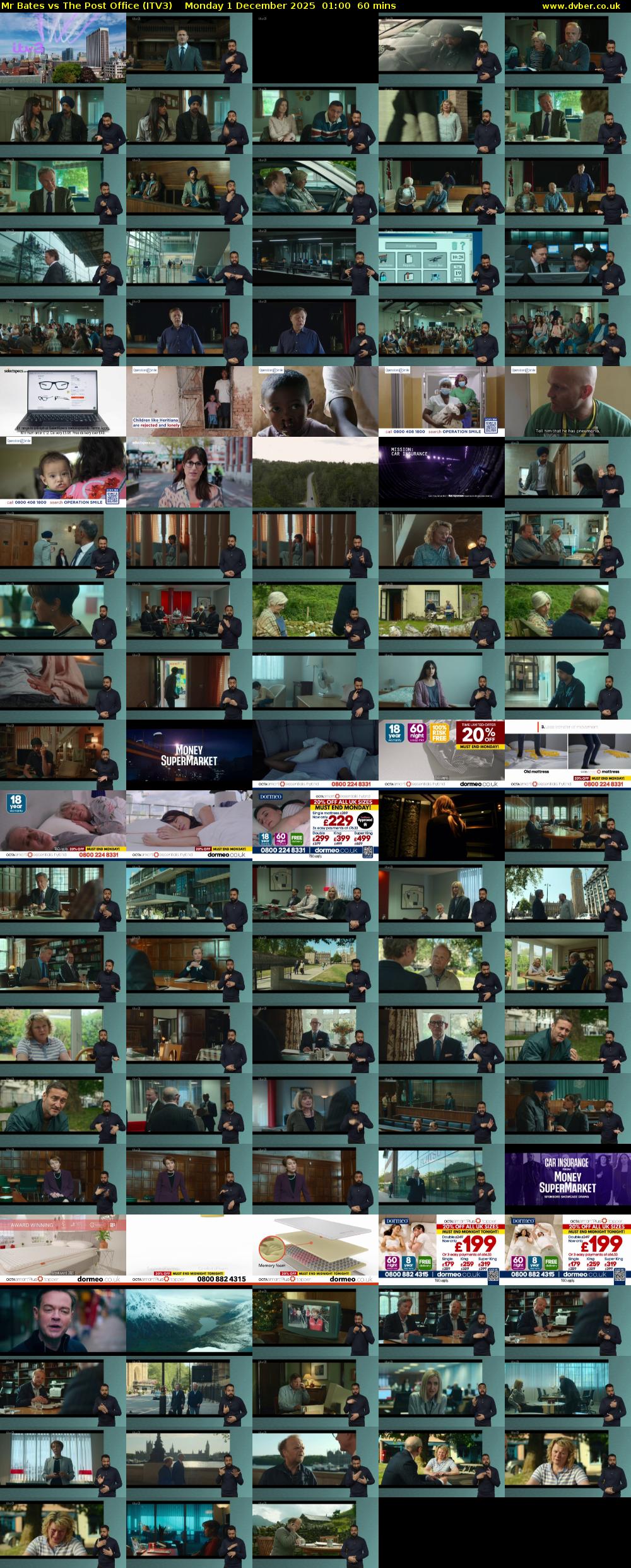 Mr Bates vs The Post Office (ITV3) Monday 1 December 2025 01:00 - 02:00
