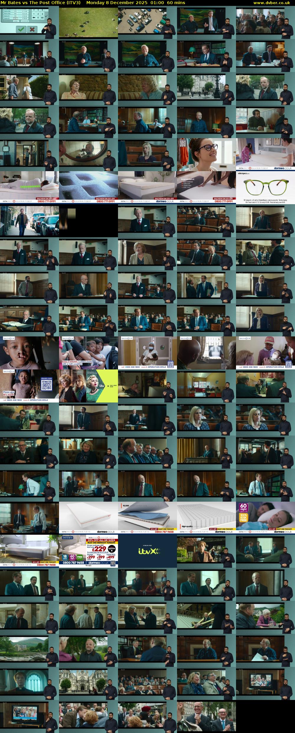 Mr Bates vs The Post Office (ITV3) Monday 8 December 2025 01:00 - 02:00