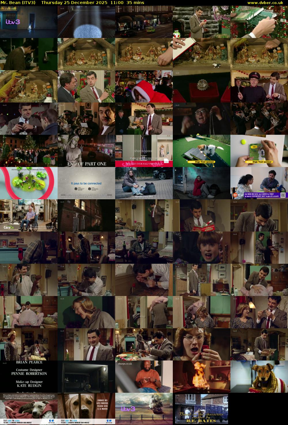 Mr. Bean (ITV3) Thursday 25 December 2025 11:00 - 11:35