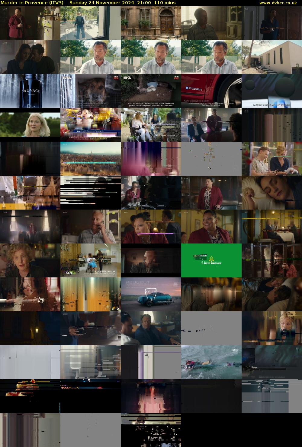 Murder in Provence (ITV3) Sunday 24 November 2024 21:00 - 22:50