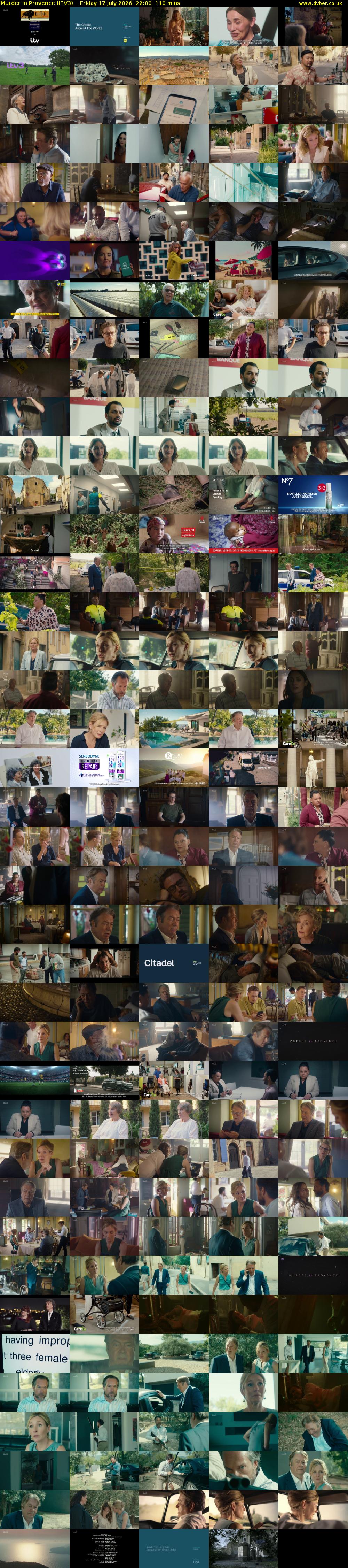 Murder in Provence (ITV3) Friday 17 July 2026 22:00 - 23:50