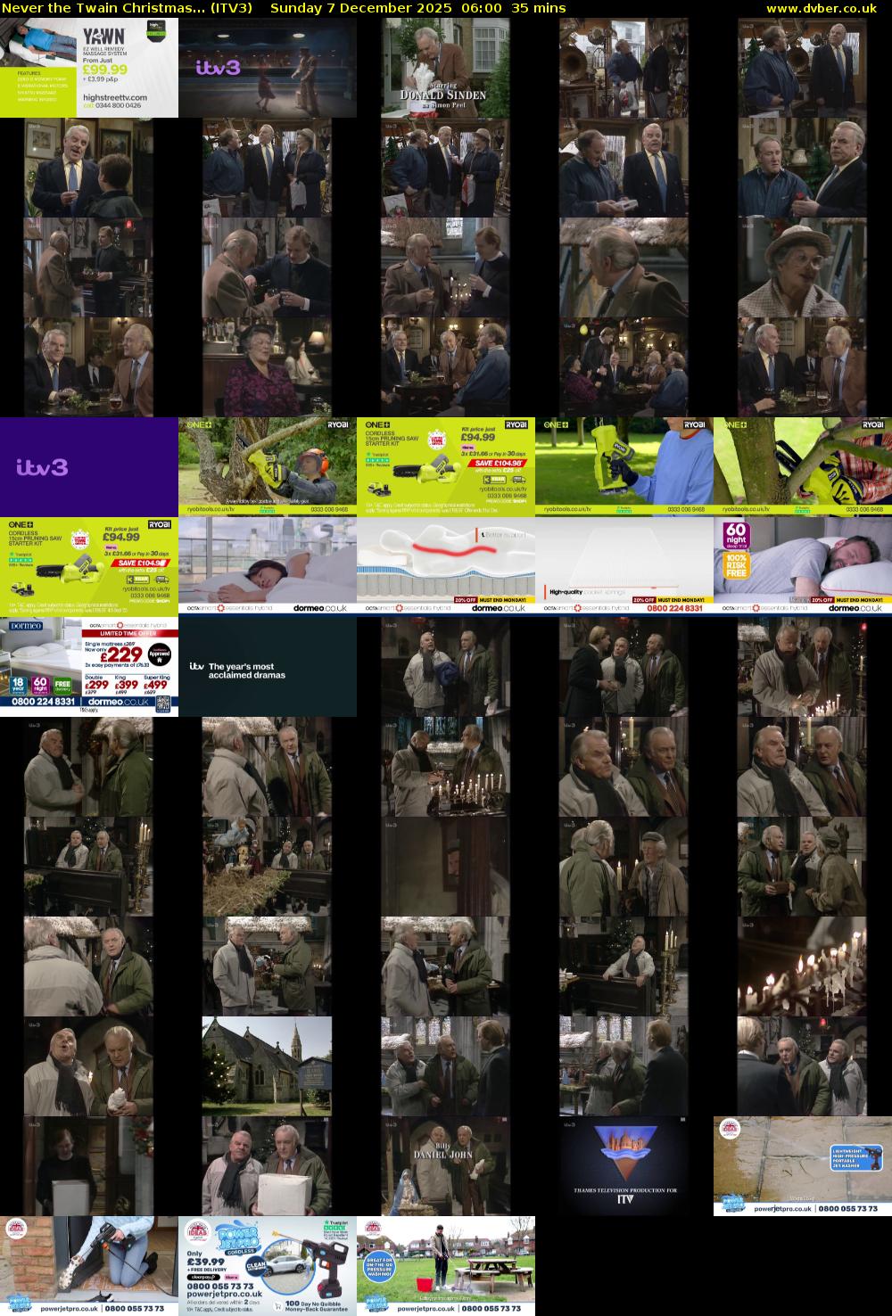 Never the Twain Christmas... (ITV3) Sunday 7 December 2025 06:00 - 06:35