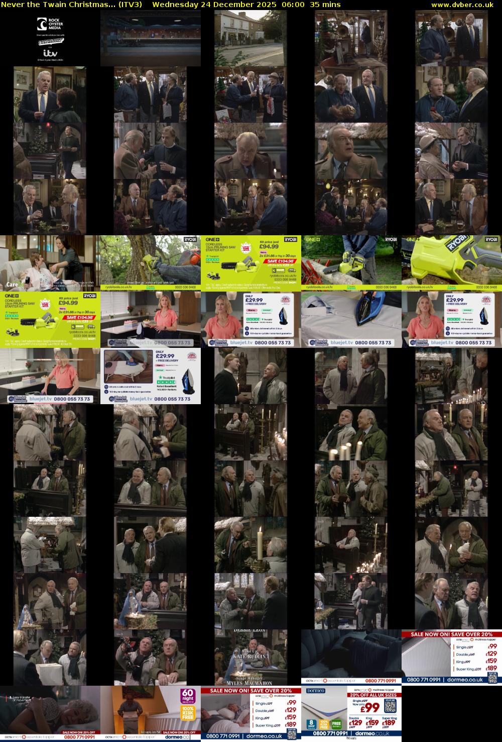 Never the Twain Christmas... (ITV3) Wednesday 24 December 2025 06:00 - 06:35