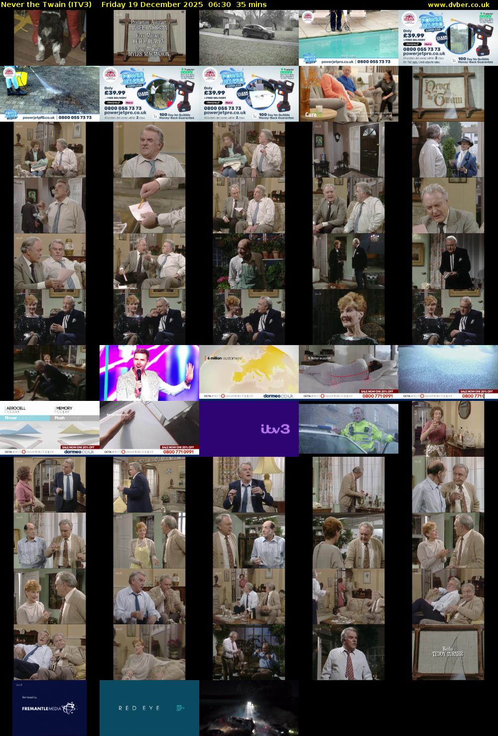 Never the Twain (ITV3) Friday 19 December 2025 06:30 - 07:05