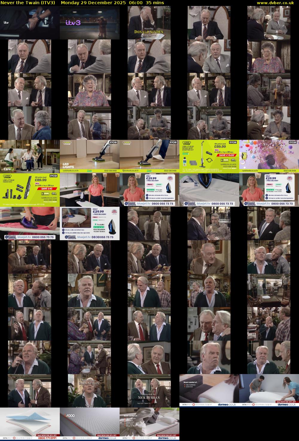 Never the Twain (ITV3) Monday 29 December 2025 06:00 - 06:35