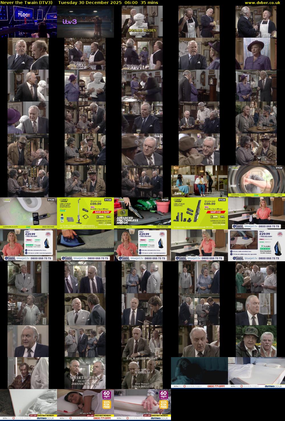 Never the Twain (ITV3) Tuesday 30 December 2025 06:00 - 06:35