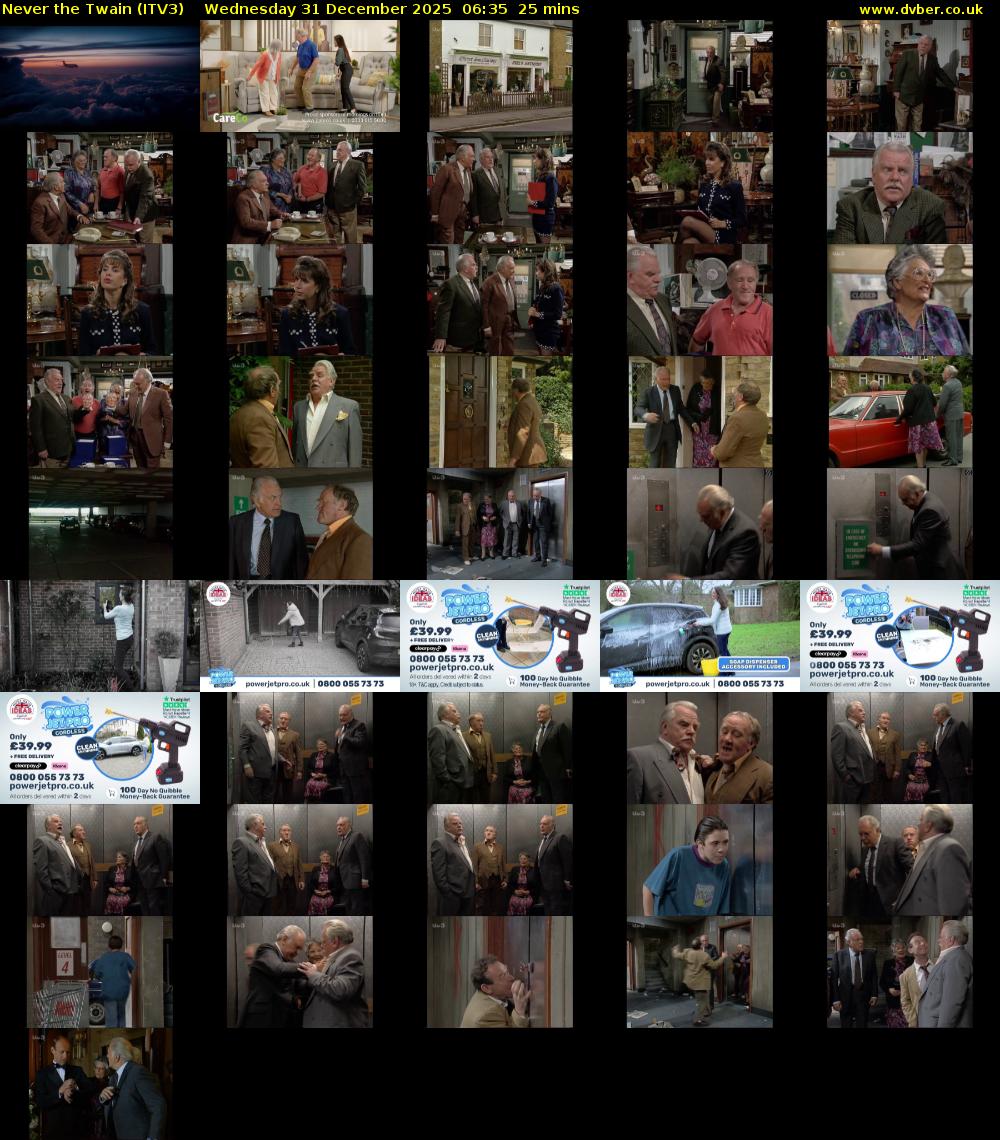 Never the Twain (ITV3) Wednesday 31 December 2025 06:35 - 07:00