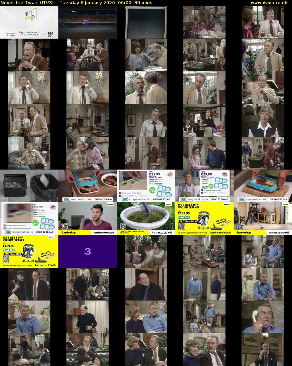 Never the Twain (ITV3) Tuesday 6 January 2026 06:00 - 06:30