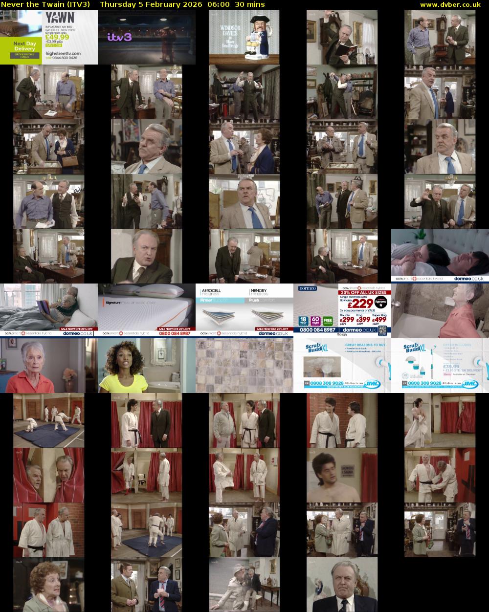 Never the Twain (ITV3) Thursday 5 February 2026 06:00 - 06:30