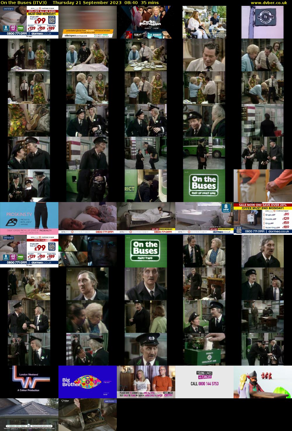 On the Buses (ITV3) Thursday 21 September 2023 08:40 - 09:15