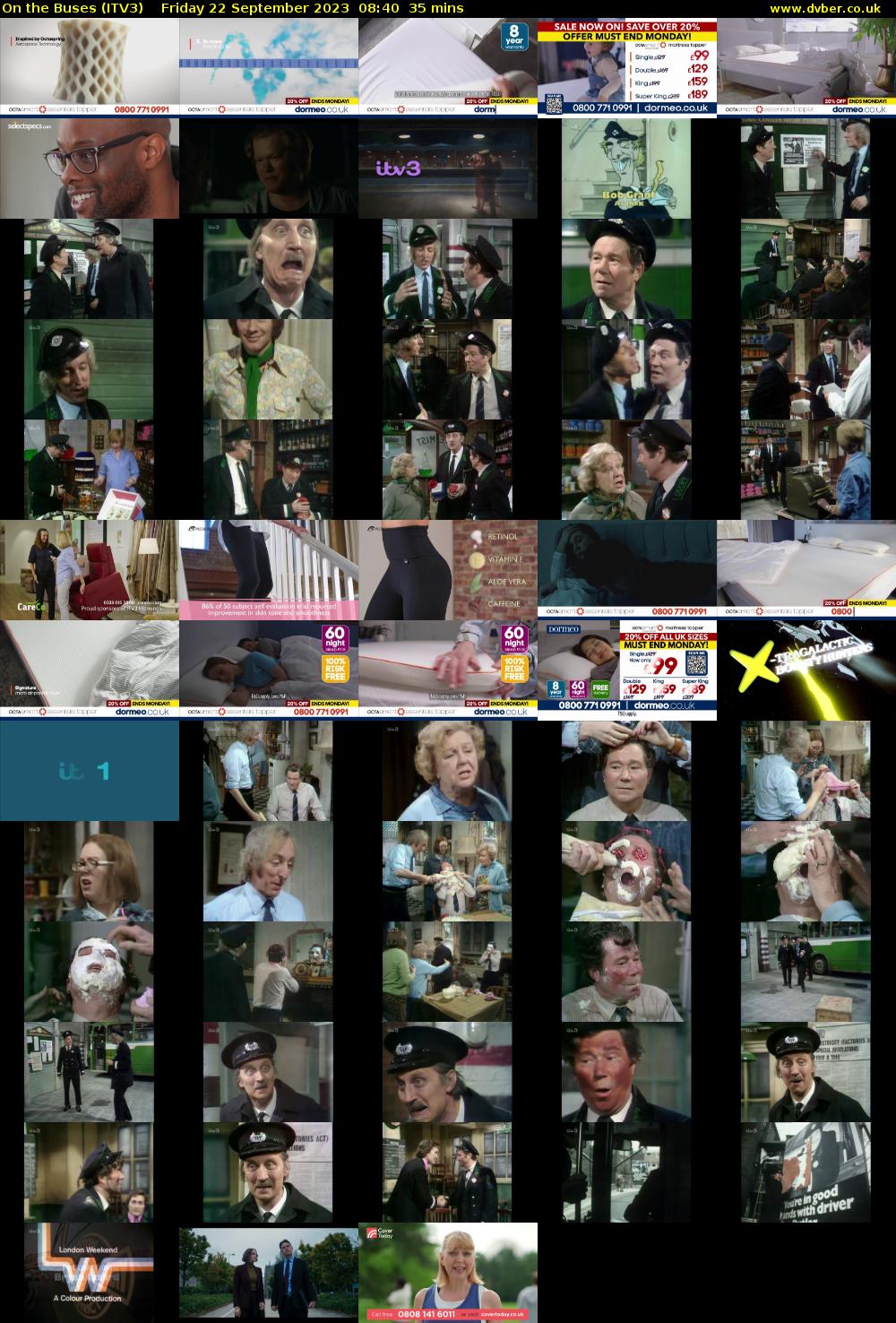 On the Buses (ITV3) Friday 22 September 2023 08:40 - 09:15