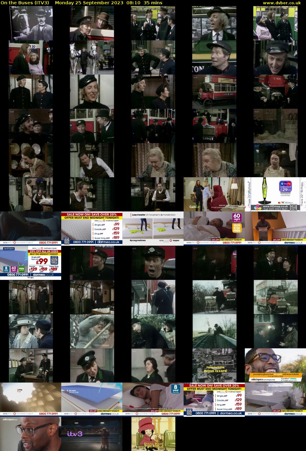 On the Buses (ITV3) Monday 25 September 2023 08:10 - 08:45