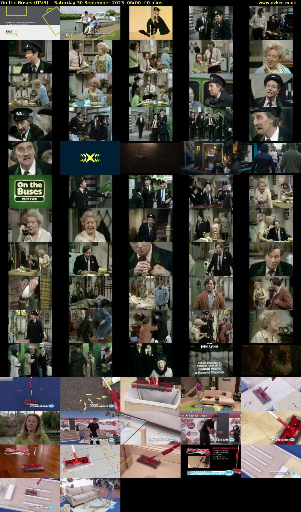 On the Buses (ITV3) Saturday 30 September 2023 06:00 - 06:40