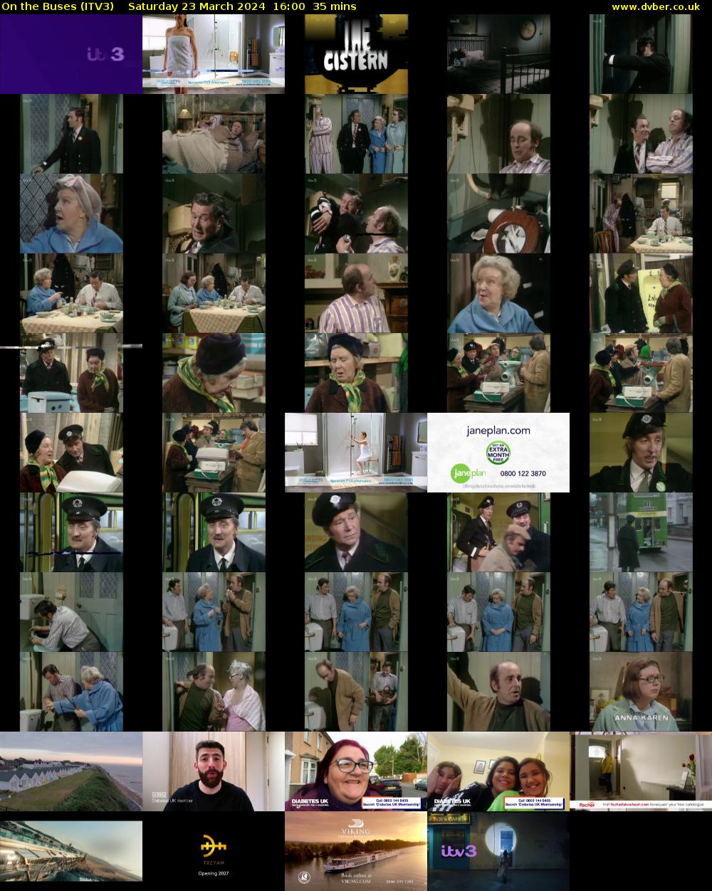 On the Buses (ITV3) Saturday 23 March 2024 16:00 - 16:35