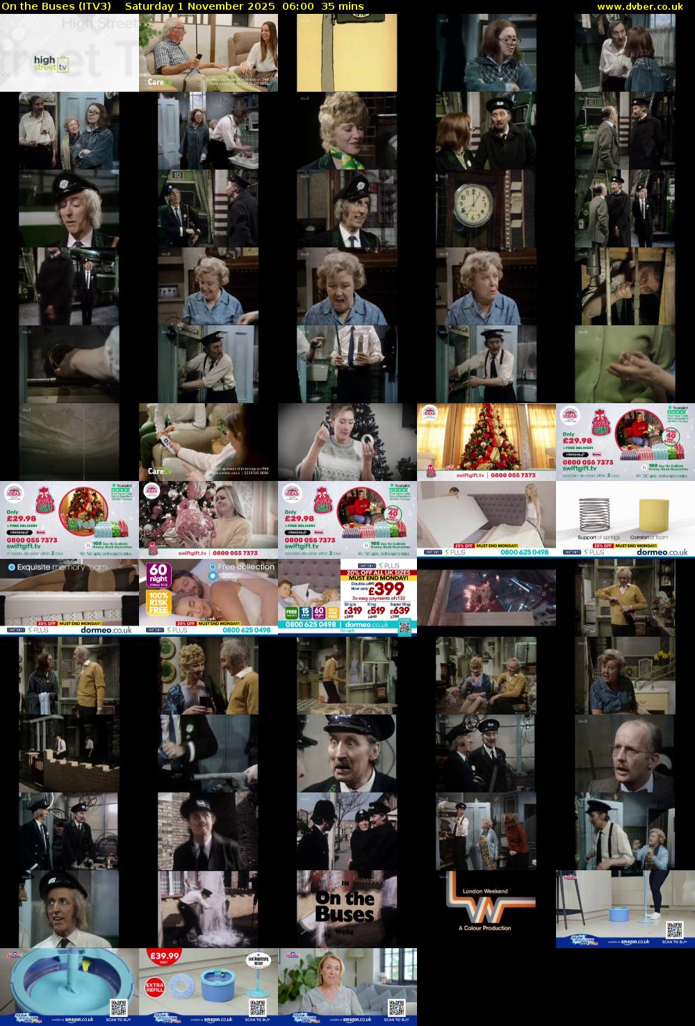 On the Buses (ITV3) Saturday 1 November 2025 06:00 - 06:35