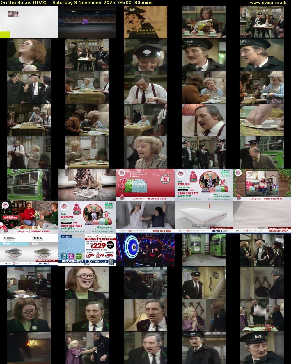 On the Buses (ITV3) Saturday 8 November 2025 06:00 - 06:30