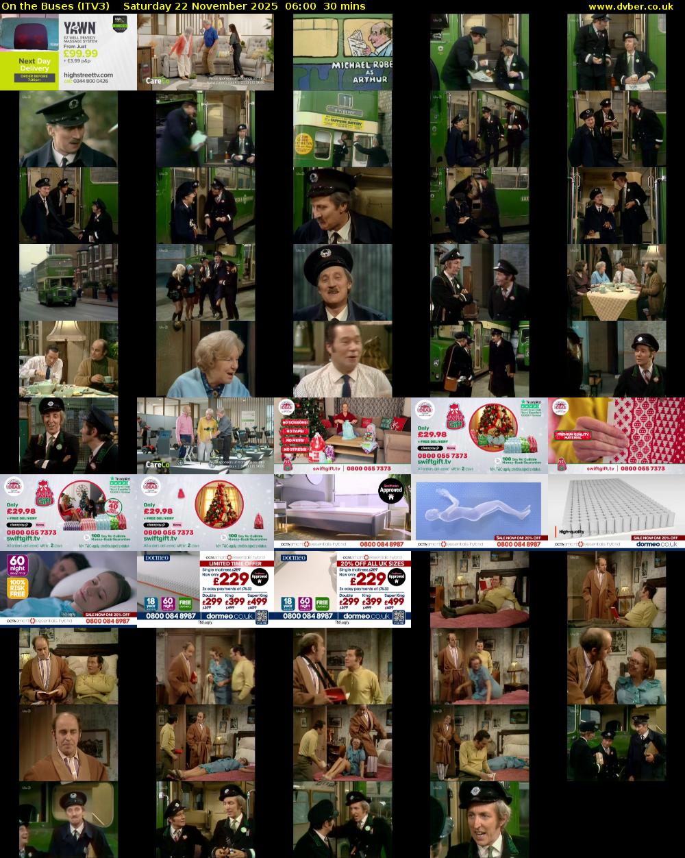 On the Buses (ITV3) Saturday 22 November 2025 06:00 - 06:30