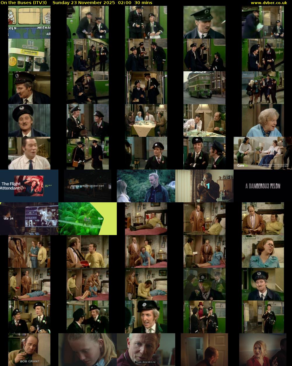 On the Buses (ITV3) Sunday 23 November 2025 02:00 - 02:30