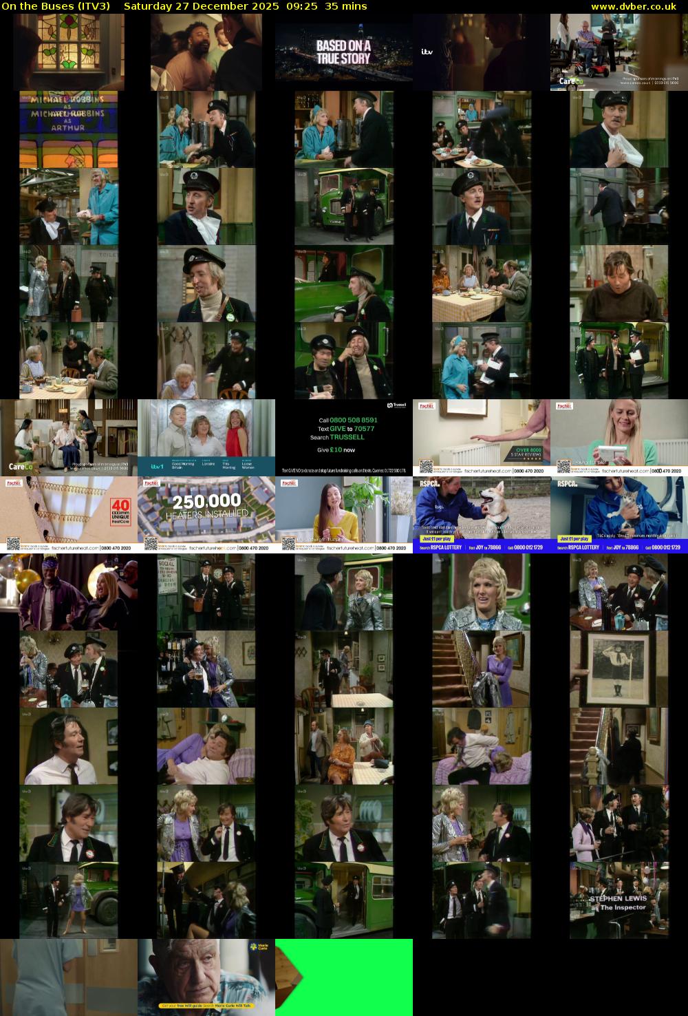 On the Buses (ITV3) Saturday 27 December 2025 09:25 - 10:00