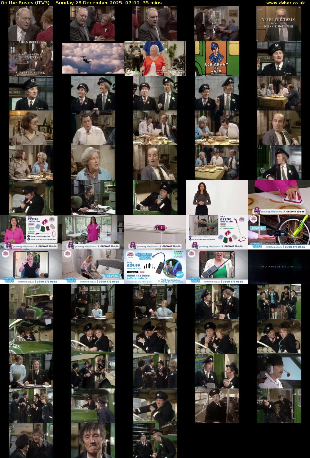 On the Buses (ITV3) Sunday 28 December 2025 07:00 - 07:35