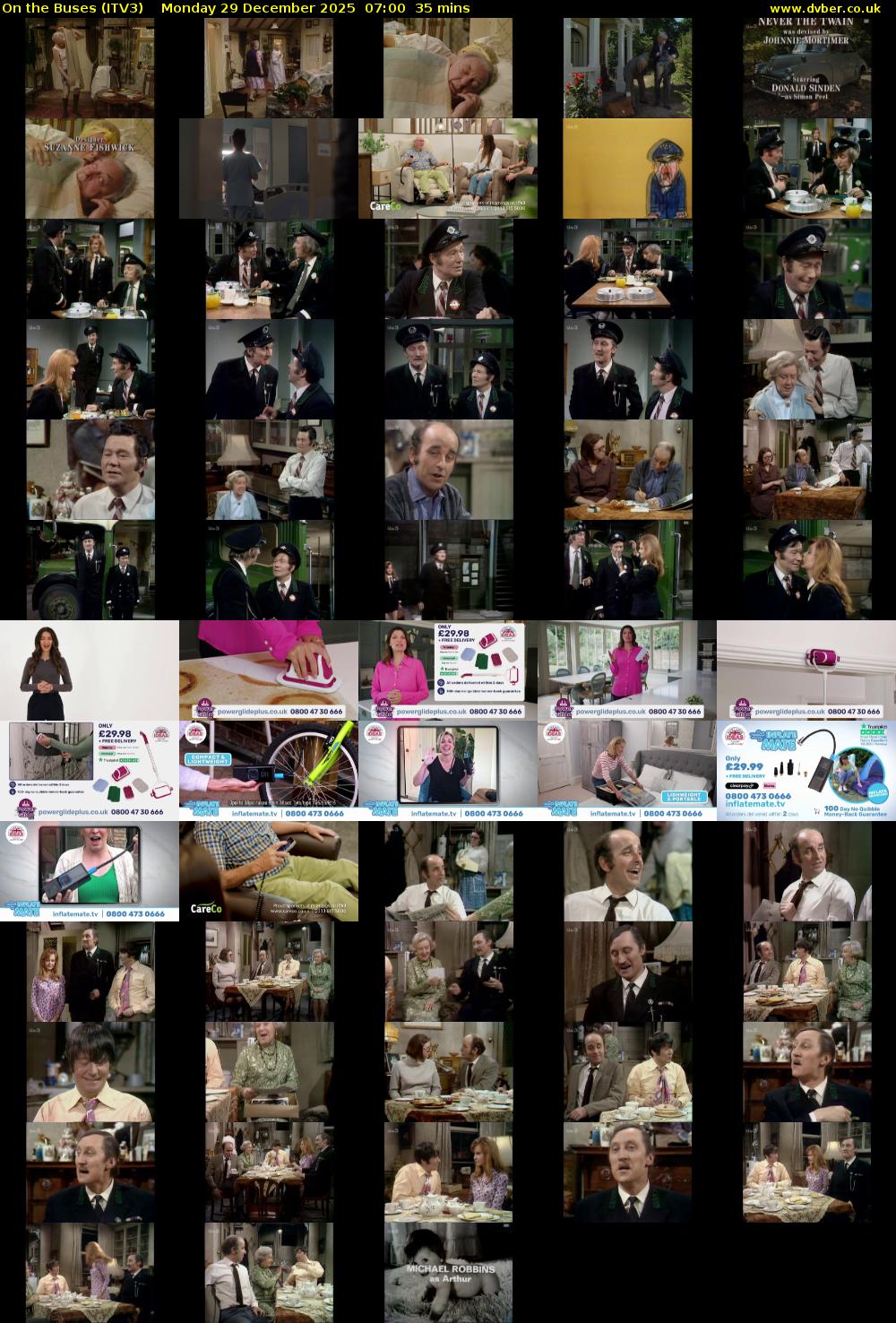 On the Buses (ITV3) Monday 29 December 2025 07:00 - 07:35