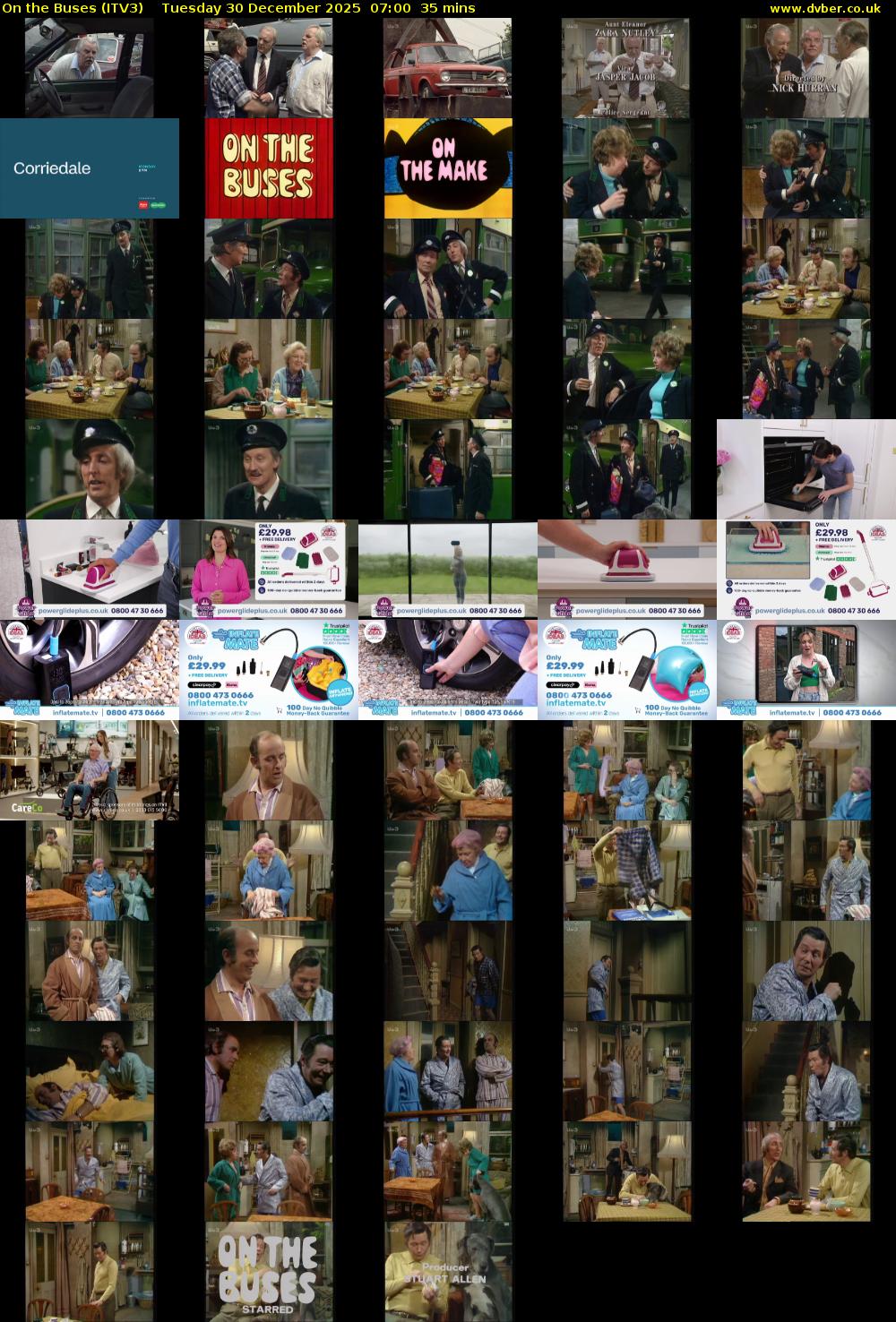 On the Buses (ITV3) Tuesday 30 December 2025 07:00 - 07:35