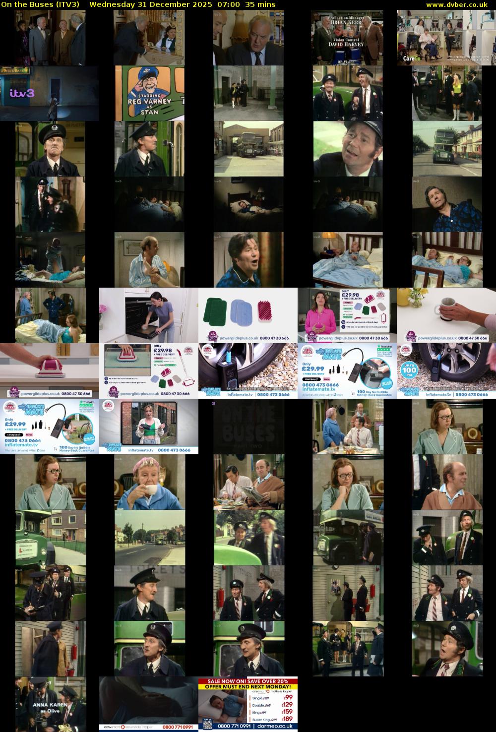 On the Buses (ITV3) Wednesday 31 December 2025 07:00 - 07:35