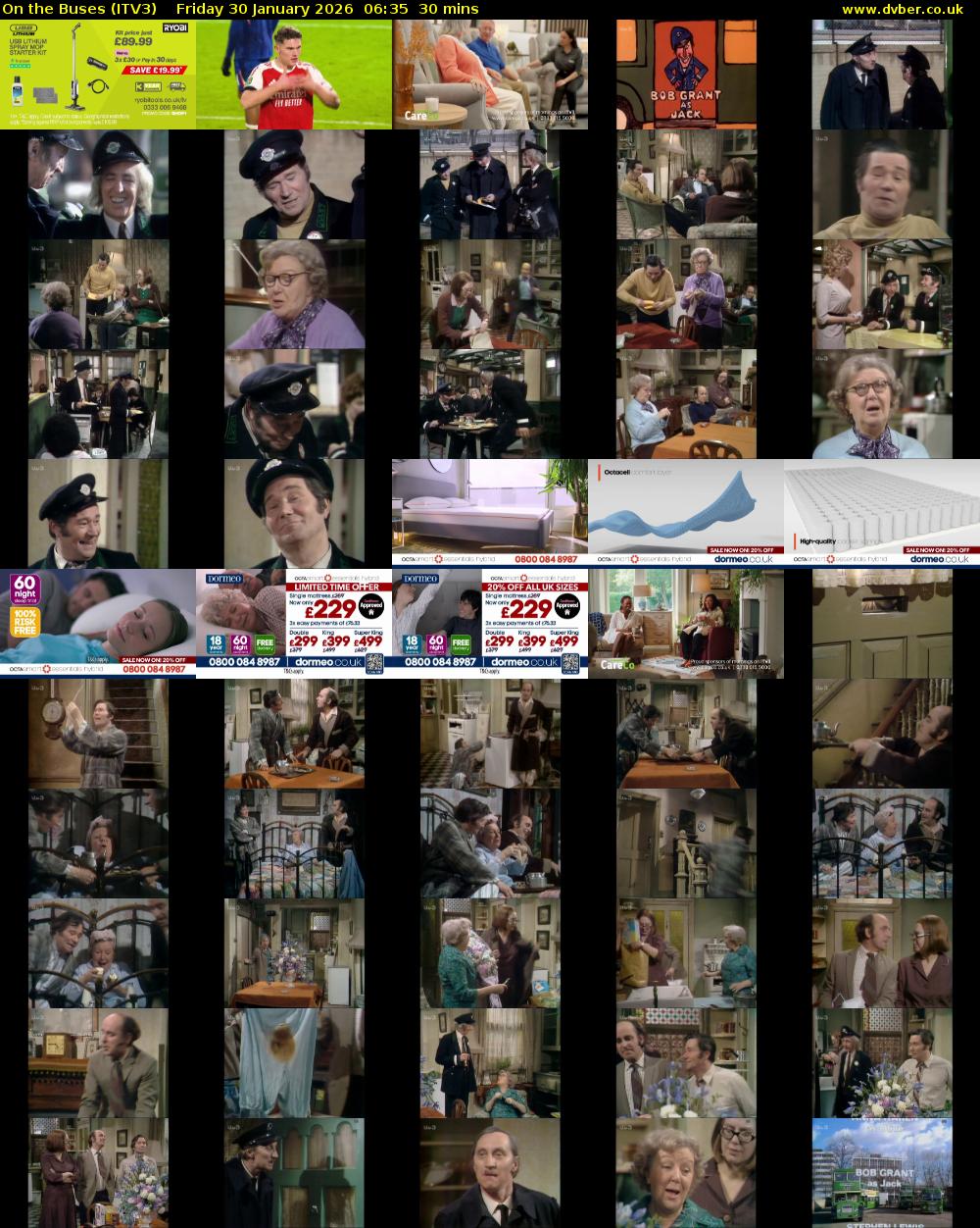 On the Buses (ITV3) Friday 30 January 2026 06:35 - 07:05