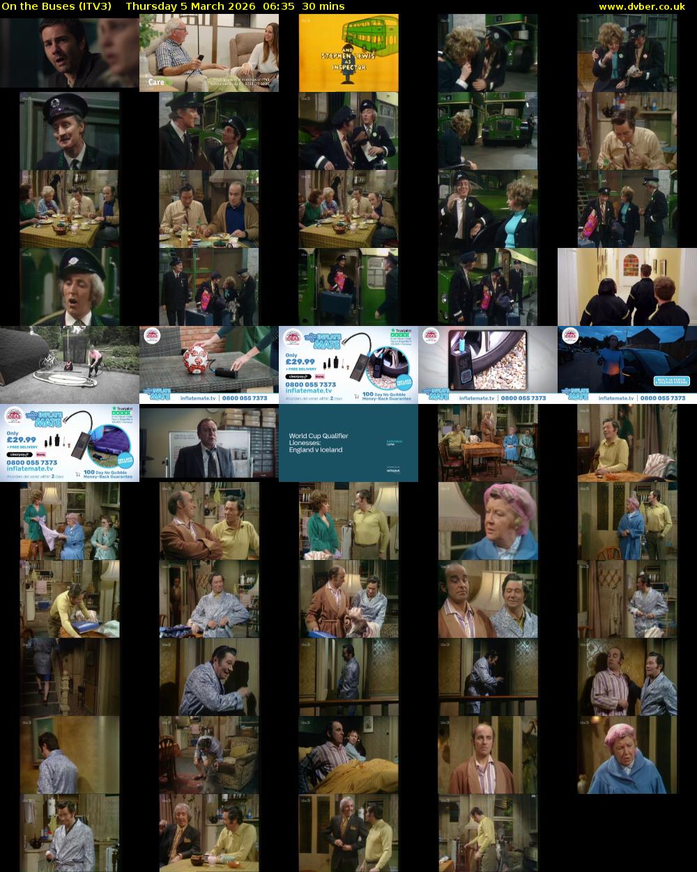 On the Buses (ITV3) Thursday 5 March 2026 06:35 - 07:05